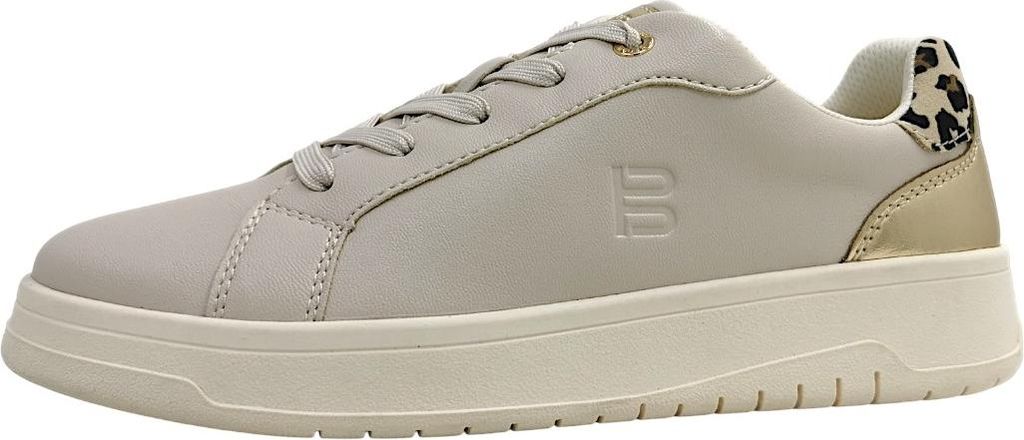 Bagatt Damenschuhe sportlicher Schnürer Beige Freizeit, Schuhgröße:39 EU