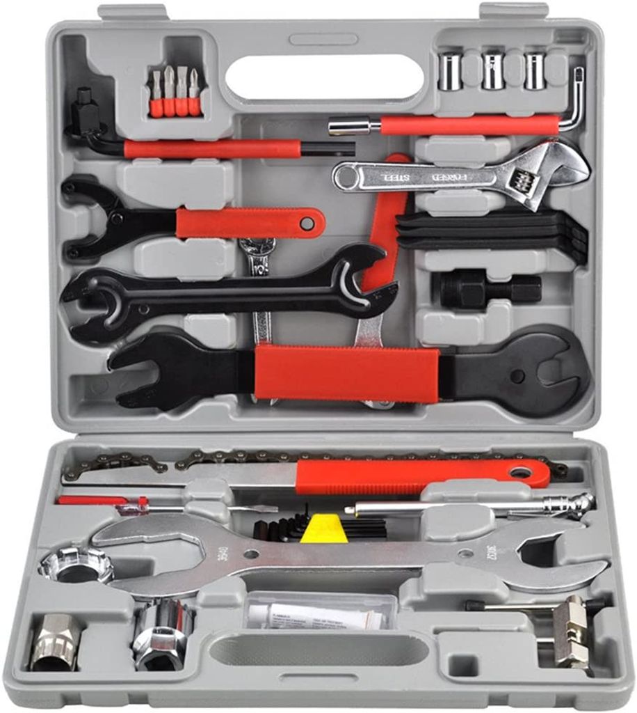DURATECH Fahrrad Reparaturset 41-Teilig mit Werkzeugkoffer | Tragbarer DURATECH Fahrrad Reparaturset 41-Teilig mit Werkzeugkoffer | Tragbarer