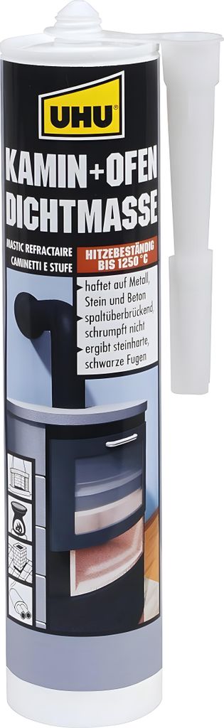 UHU Dichtmasse Kamin+Ofen Kartusche 530 g Produktbild 