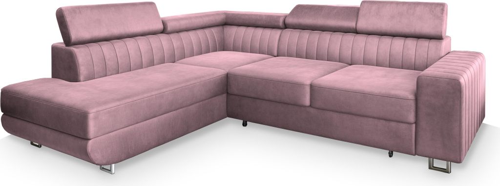 Masseno Ecksofa NOLA L-S mit Schlaffunktion L-Form, Sofa Produktbild 