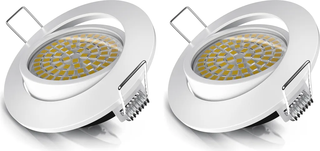 Migliori Faretti LED Economici? Brandson 2x Orientabili 5W 3000K