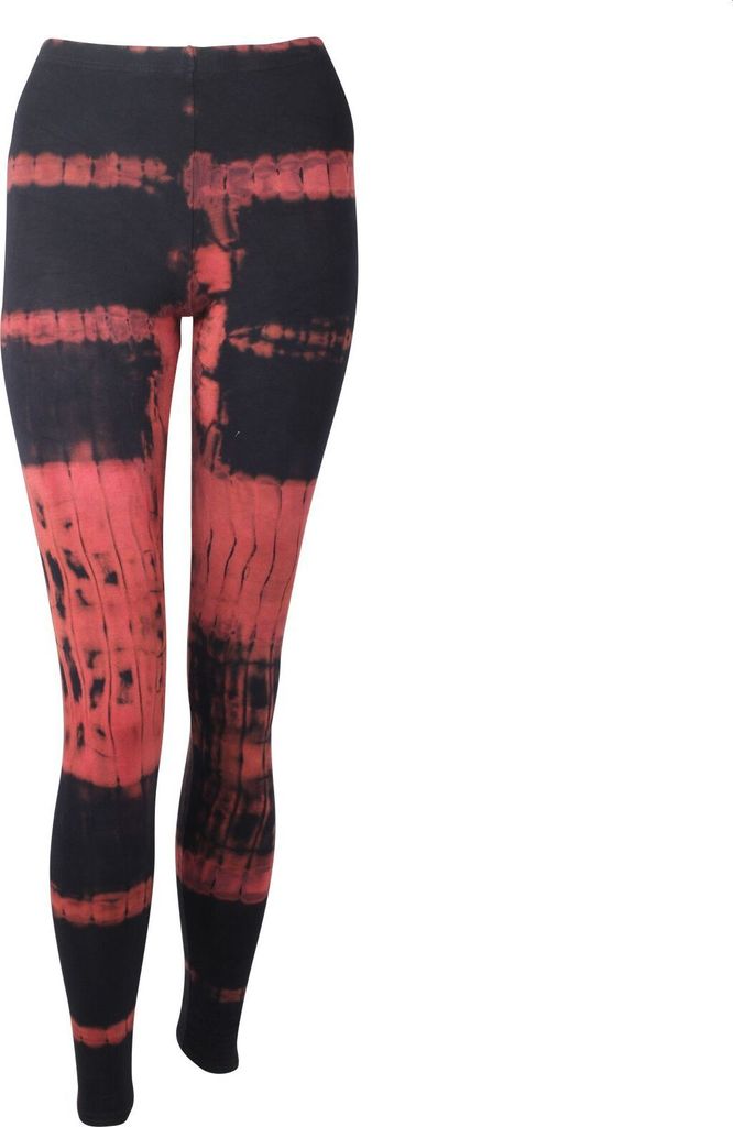 Leggings - Batik - Birch - schwarz - rot-burgund - S/M