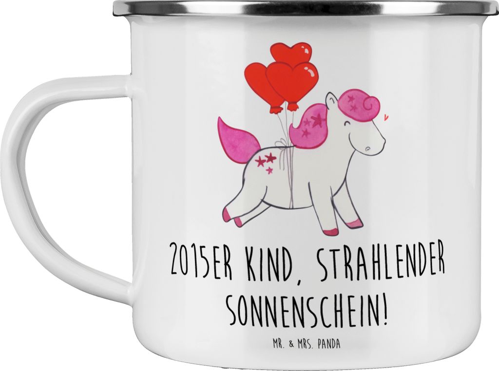 Mr. & Mrs. Panda Pott 2015 Geburtstag Sonnenschein - Weiß - Geschenk, Haferl, Alter, Kind, Geburtstagsgeschenk, Campingbecher, Teetasse, becher em...