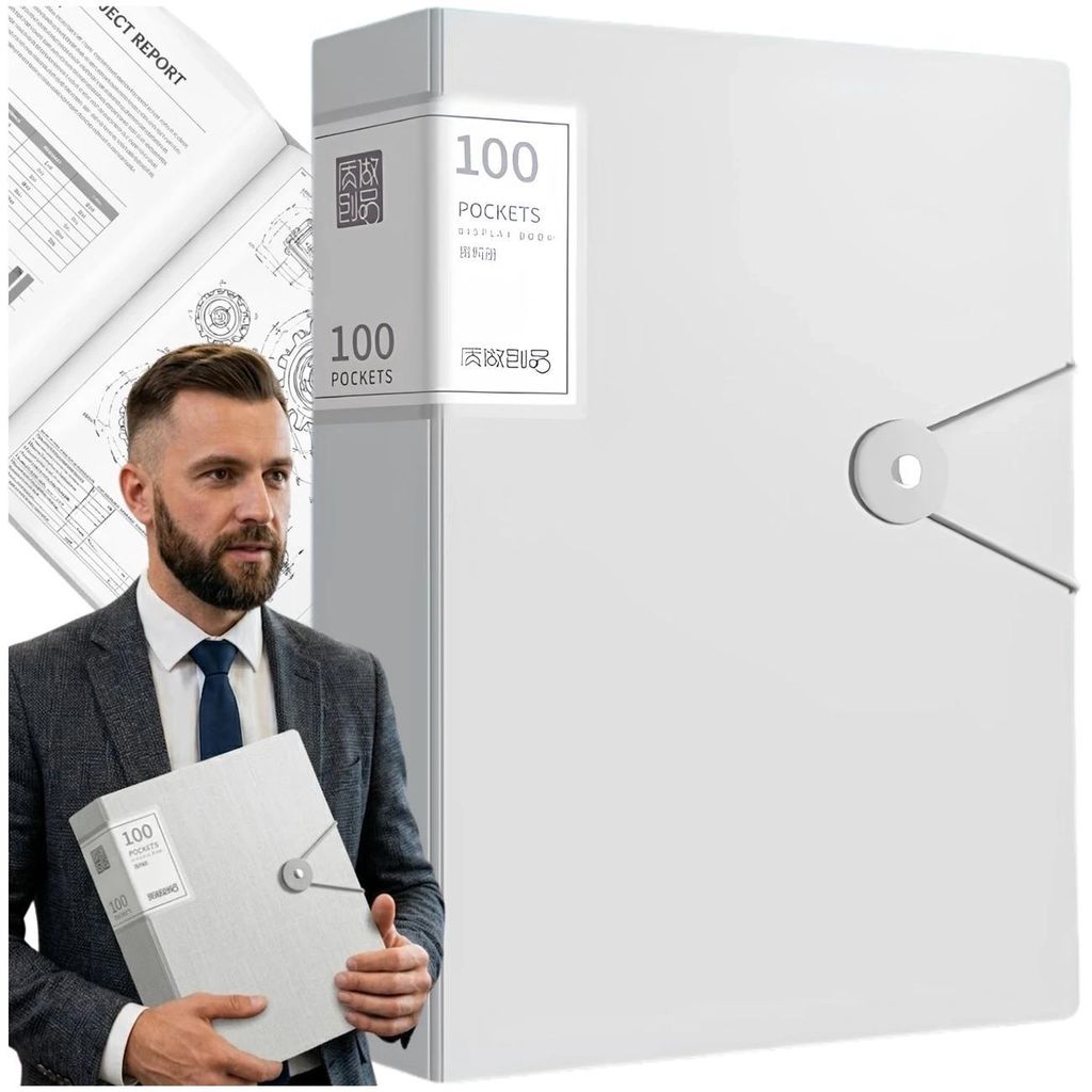 Classeur A4 à 100 compartiments pour les documents du Image du produit 