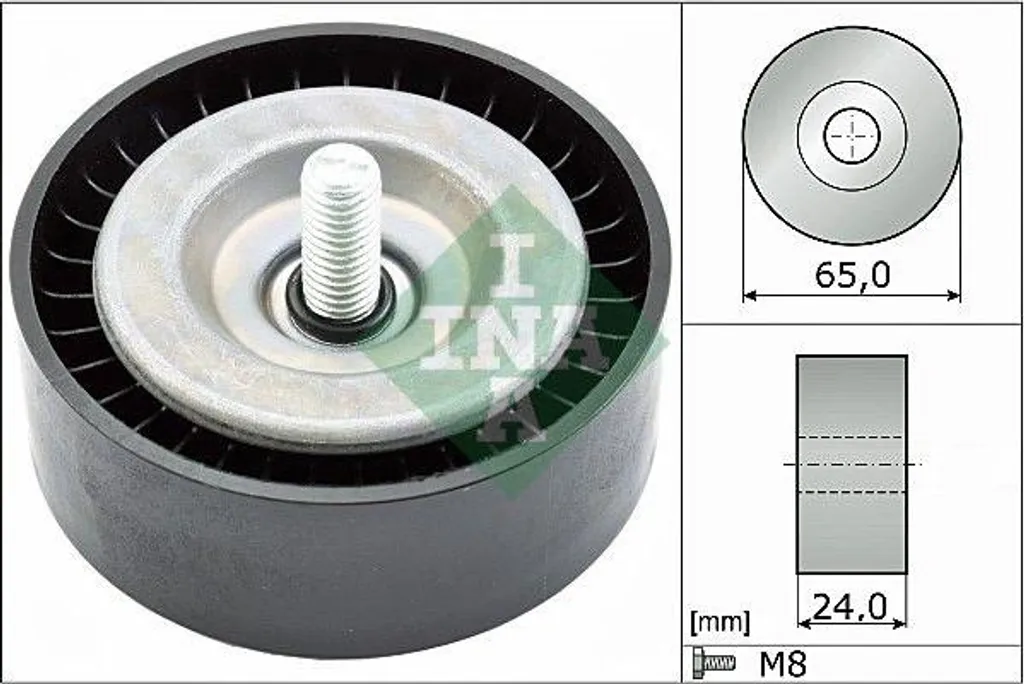 INA 532078210 Rullo di Rinvio Cinghia Ford OE CM5Q19A216AB - Ricambio Originale