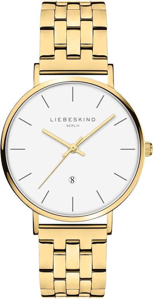Watch Damen Armbanduhr Klassische Quarzuhr 34 mm Edelstahlarmband mit 3 ATM wasserdicht Perfekt für den Alltag Hochwertiges Edelstahlarmband