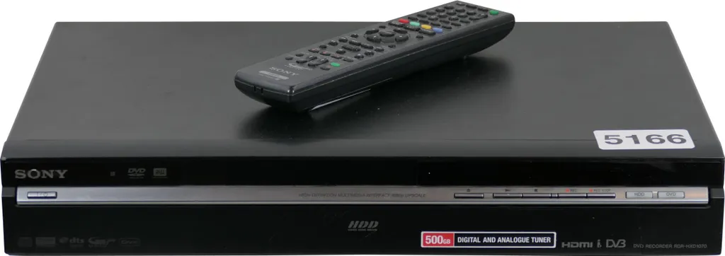 Sony RDR-HXD1070 Enregistreur DVD et Disque Dur 500 Go - TNT HD