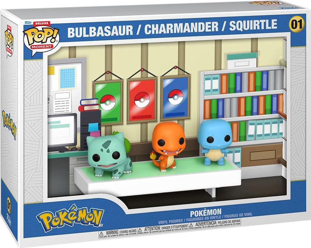 Figurki Vinyl Pokemon POP Moments Deluxe - Startowe, 9 cm, Image du produit 