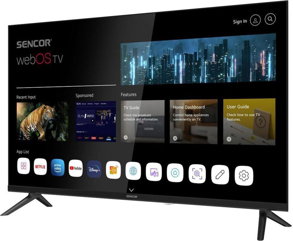 Sencor SENCOR SLE 32S803B Smart webOS DVB-T/T2/C/S/S2 BT5