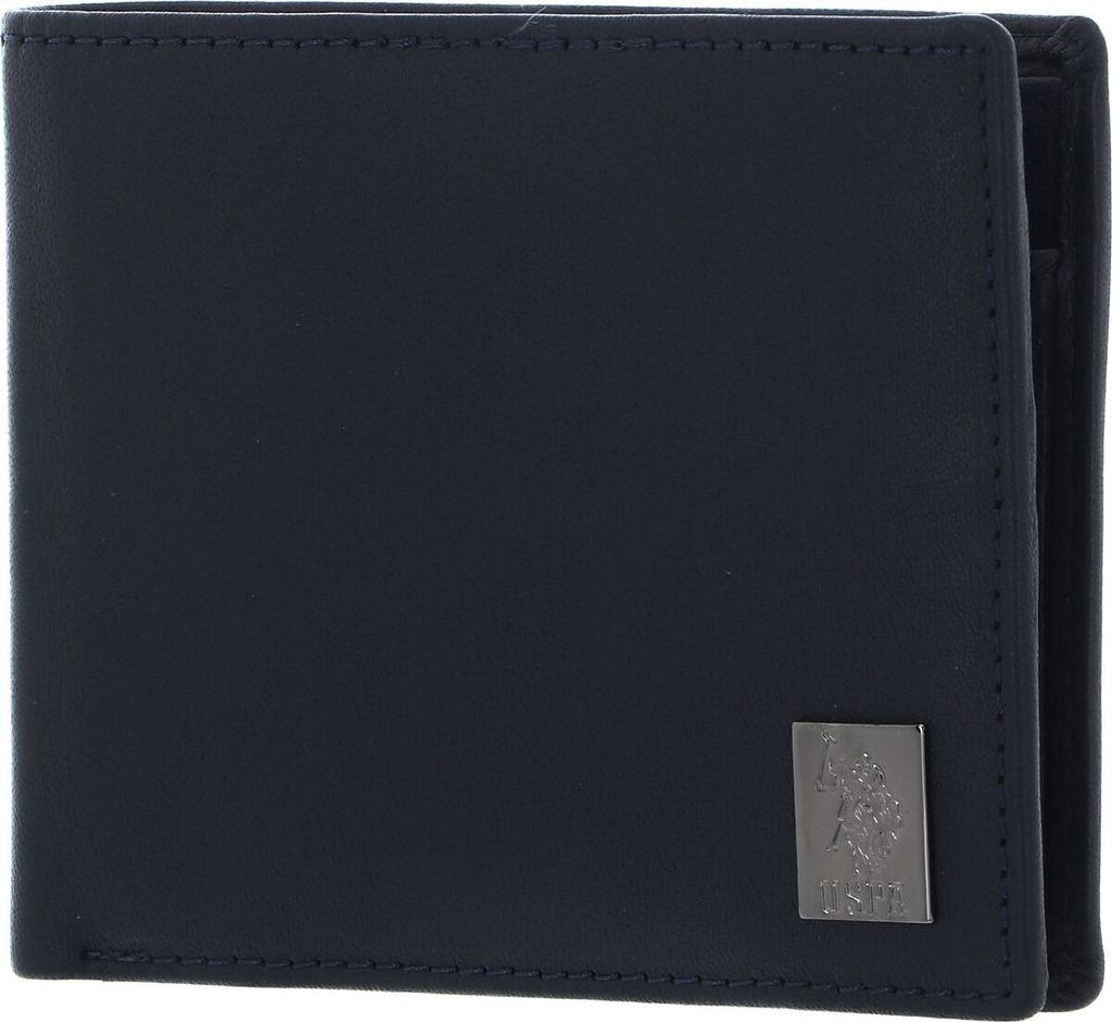 U.S. POLO ASSN. Leder Geldbörse The Legends Horiz Wallet Navy dunkelblau