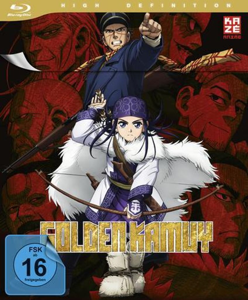 Golden Kamuy Staffel 1-2 (Gesamtausgabe) (Blu-ray) Produktbild 