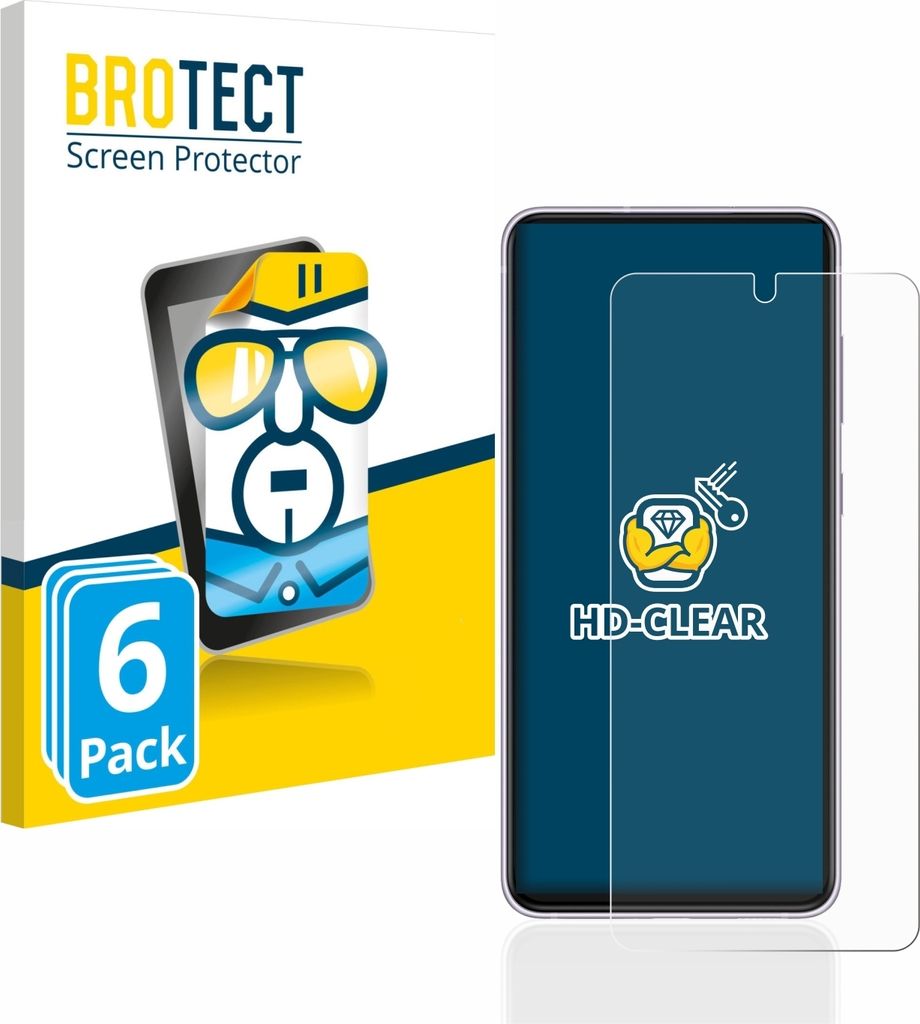 6x Für Samsung Galaxy S21 FE 5G Schutzfolie BROTECT Displayschutz Display Schutz Folie Klar Transparent