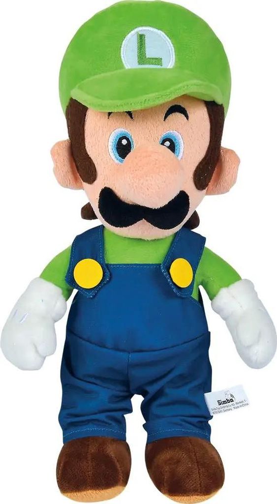 Simba Toys 109231011 - Super Mario Luigi pluszowy ok. 30cm Zdjęcie produktu 