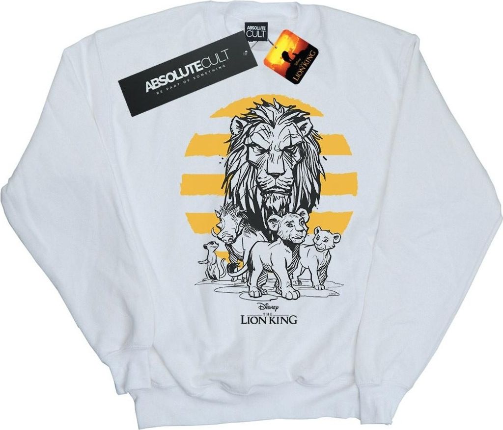Disney - "The Lion King" Sweatshirt für Damen BI22208 (L) (Weiß)