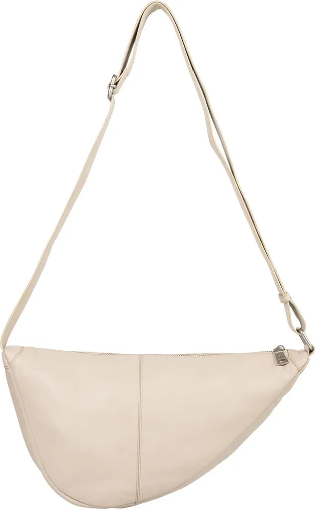 Sac à Main Bandoulière Maremma en Cuir Écru Marc Picard pour Femmes