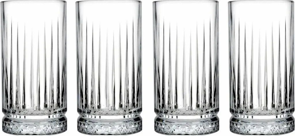 Verres à eau en verre taillé Pasabahce Elysia pour une table élégante