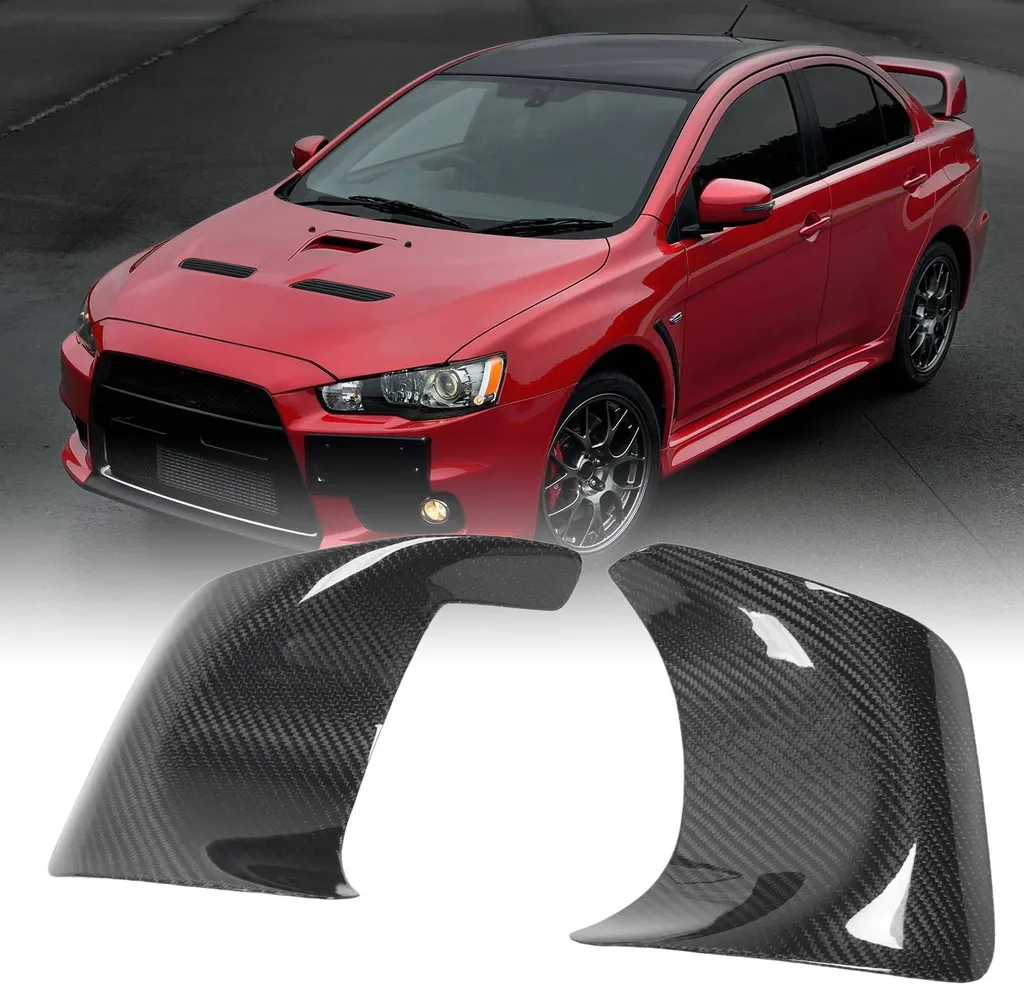Couvercles de Diffuseur Arrière Carbone pour Mitsubishi Evolution X - 3