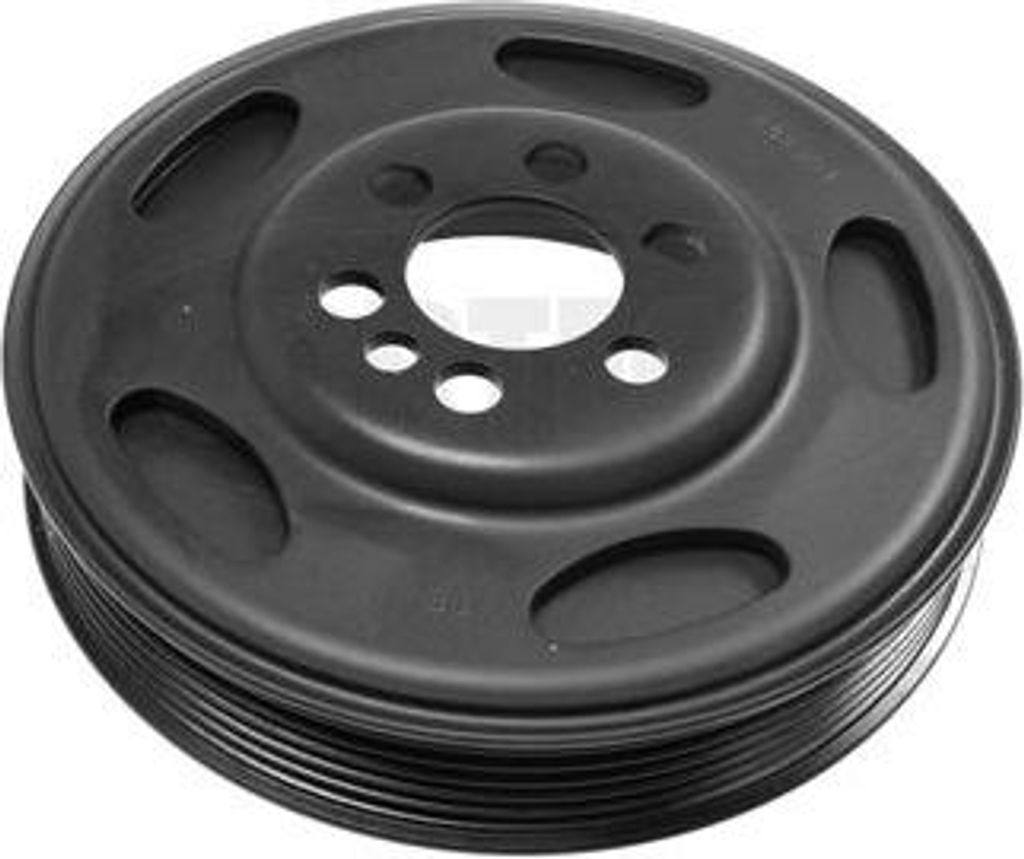 CORTECO 80001122 Riemenscheibe, Kurbelwelle OE 06F105243 kompatibel mit A3 8P, A4 8E, A4 8H, A6 4F, TT, Altea, Leon, Toledo, Octavia, EOS, Golf V, ...