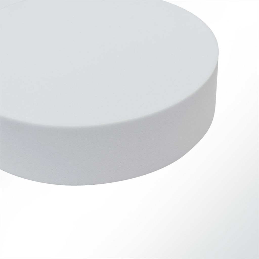 Schallabsorber Kreis aus Basotect hellgrau Ø 100cm Stärke 5cm Schallschutz Schalldämmung für Wand und Decke