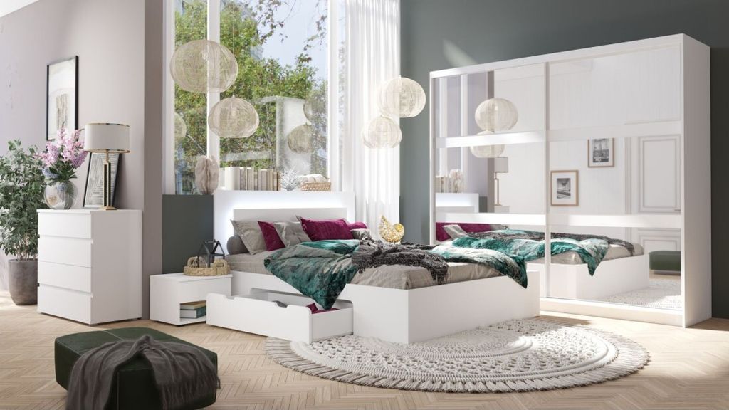 Meublorama MK-FINO-F1-W10200_W10200-27+12+23+51+SOM160-B*14C/382KG, 160 cm, 2 m, 2 Jahr(e), 392 kg