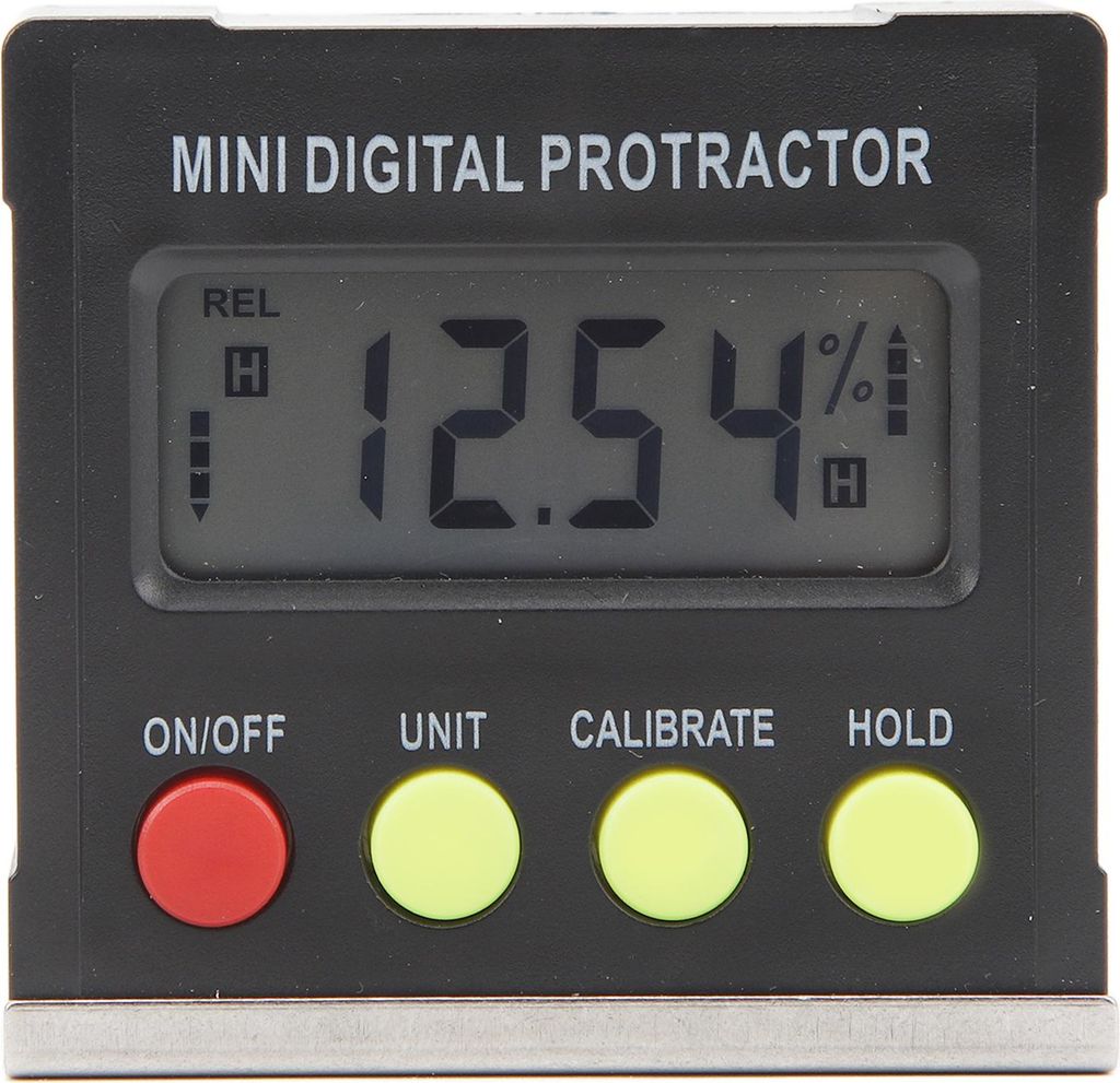 Digitales Winkelmessgerät mit hoher Genauigkeit, elektronische 4-Tasten-Wasserwaage und Winkelmesser