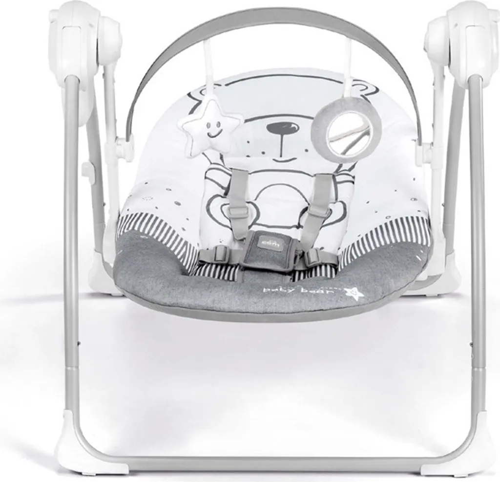 Cam Sonnolento Teddy Grey - Balancelle Bébé Musicale avec Arche de Jeux