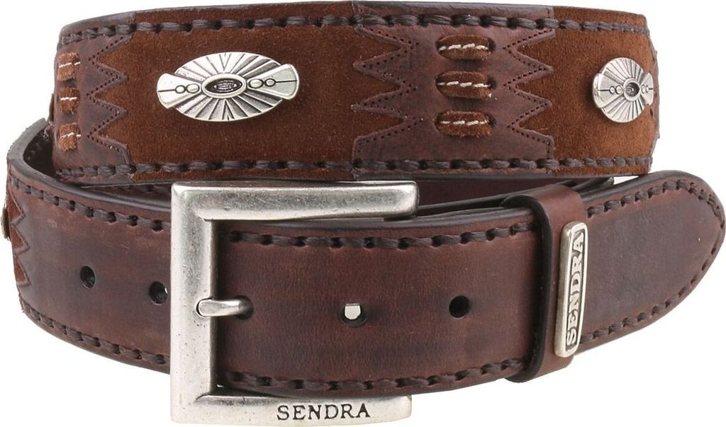 Sendra Ledergürtel 1253 Dunkelbraun