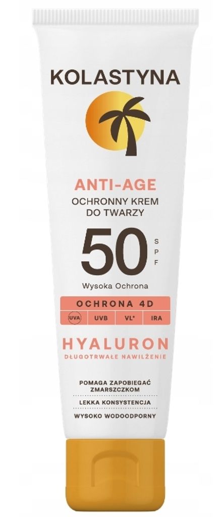 Kolastyna Sun Protective Anti-Aging Face Cream Spf 50 - 50 Ml