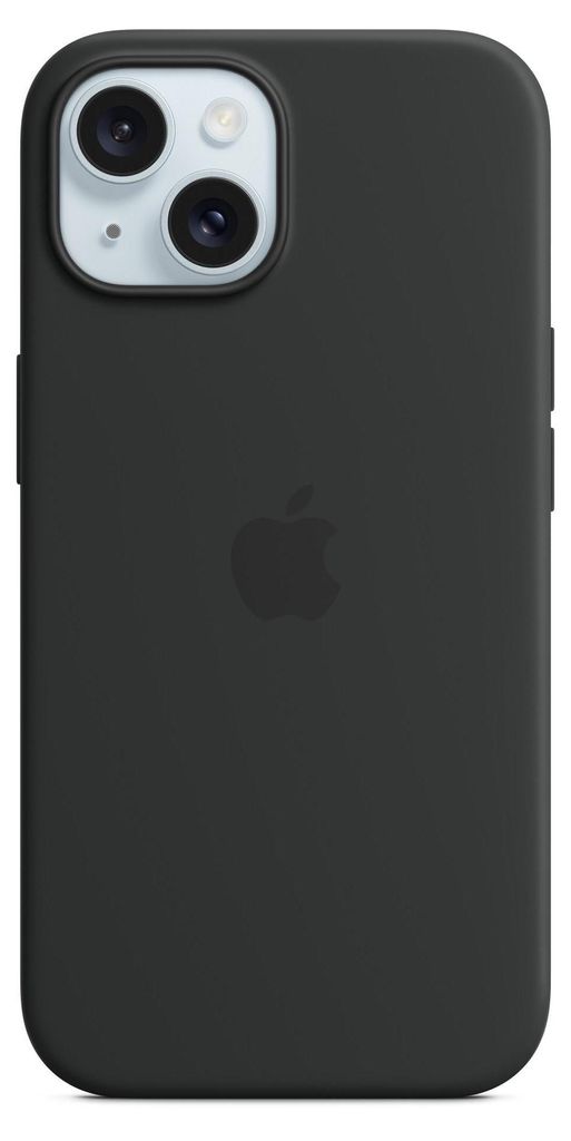 Apple iPhone 15 Silikon Case mit MagSafe – Schwarz, Cover, Produktbild 