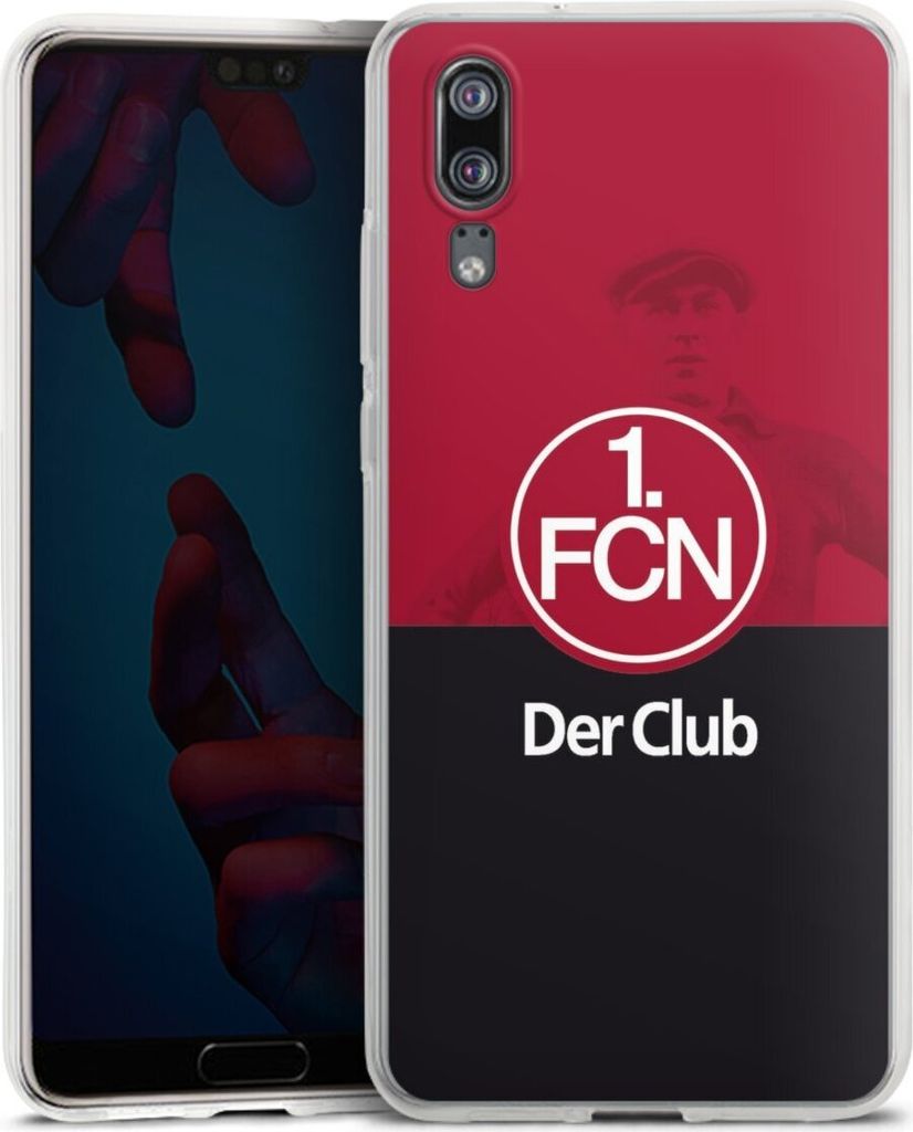 DeinDesign Handyhülle für Huawei P20 Silikon Hülle Case Smartphone Schutzhülle 1. FC Nürnberg Der Club Offizielles Lizenzprodukt