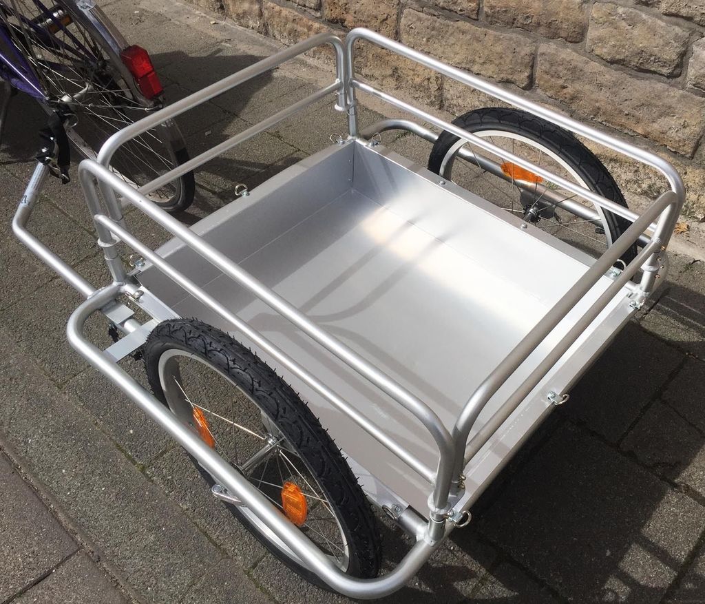 Red Loon Cargo Fahrrad Anhänger Transportanhänger Alu Felgen 144 l extrem leicht