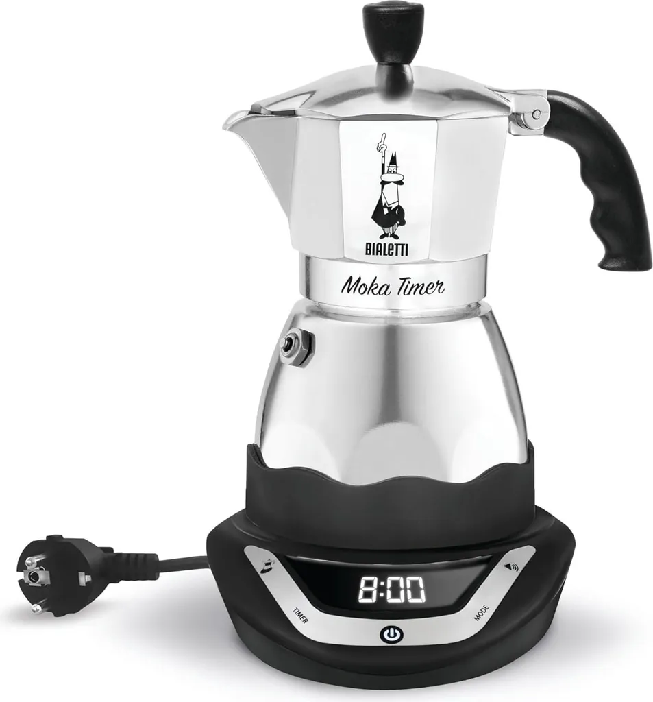 Bialetti Moka Timer Elettrica: Caffè Pronto al Risveglio | Acquista Ora