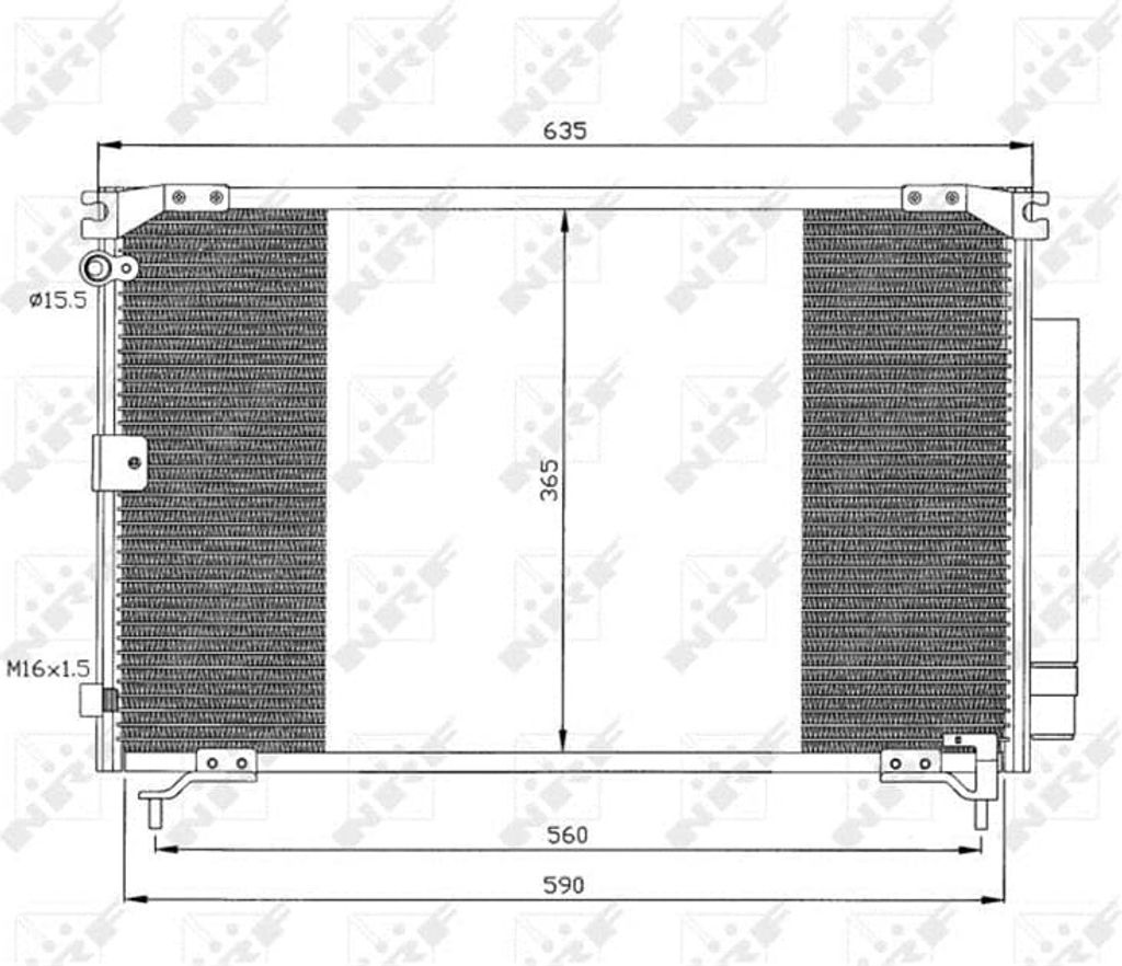 NRF 35339 Kondensator Klimaanlage +Trockner +Dichtring
