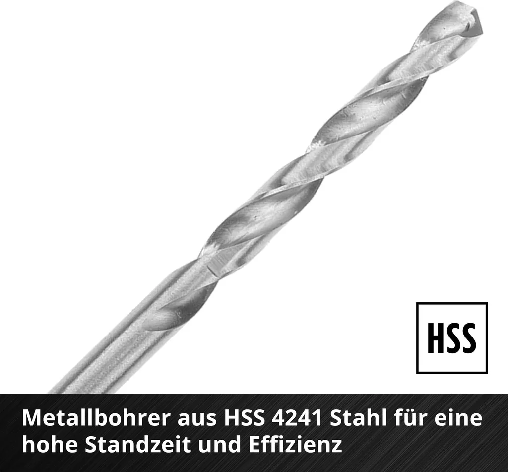 Set Einhell 49108773 M-Case 39 Pezzi: Punte HSS e Inserti Impact - 8