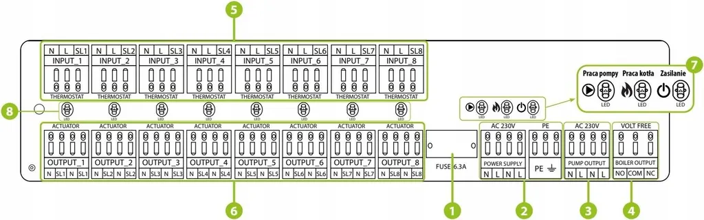 ENGO ECB08M230 Élément de Chauffage 8 Zones avec Module de Pompe Intégré - 7