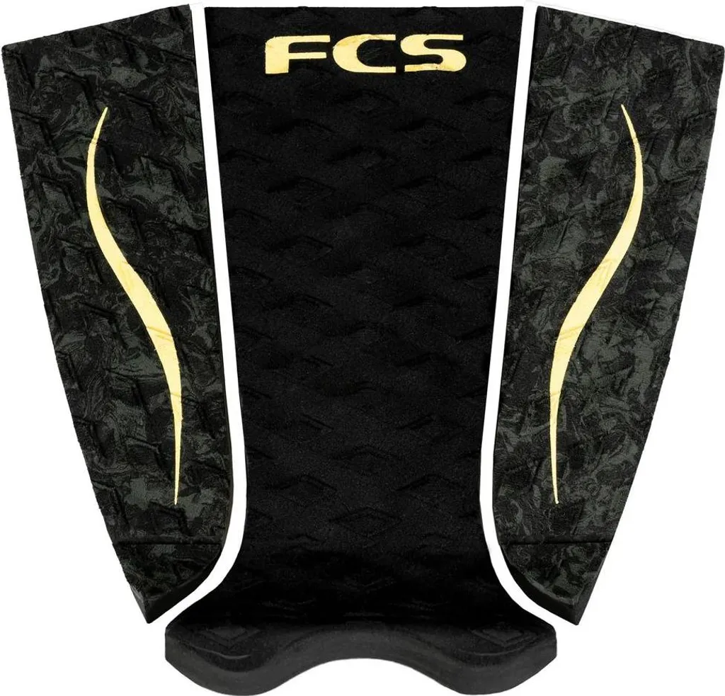 Grip Pad Surf FCS Moore Noir et Or - Accessoire Traction pour Planche