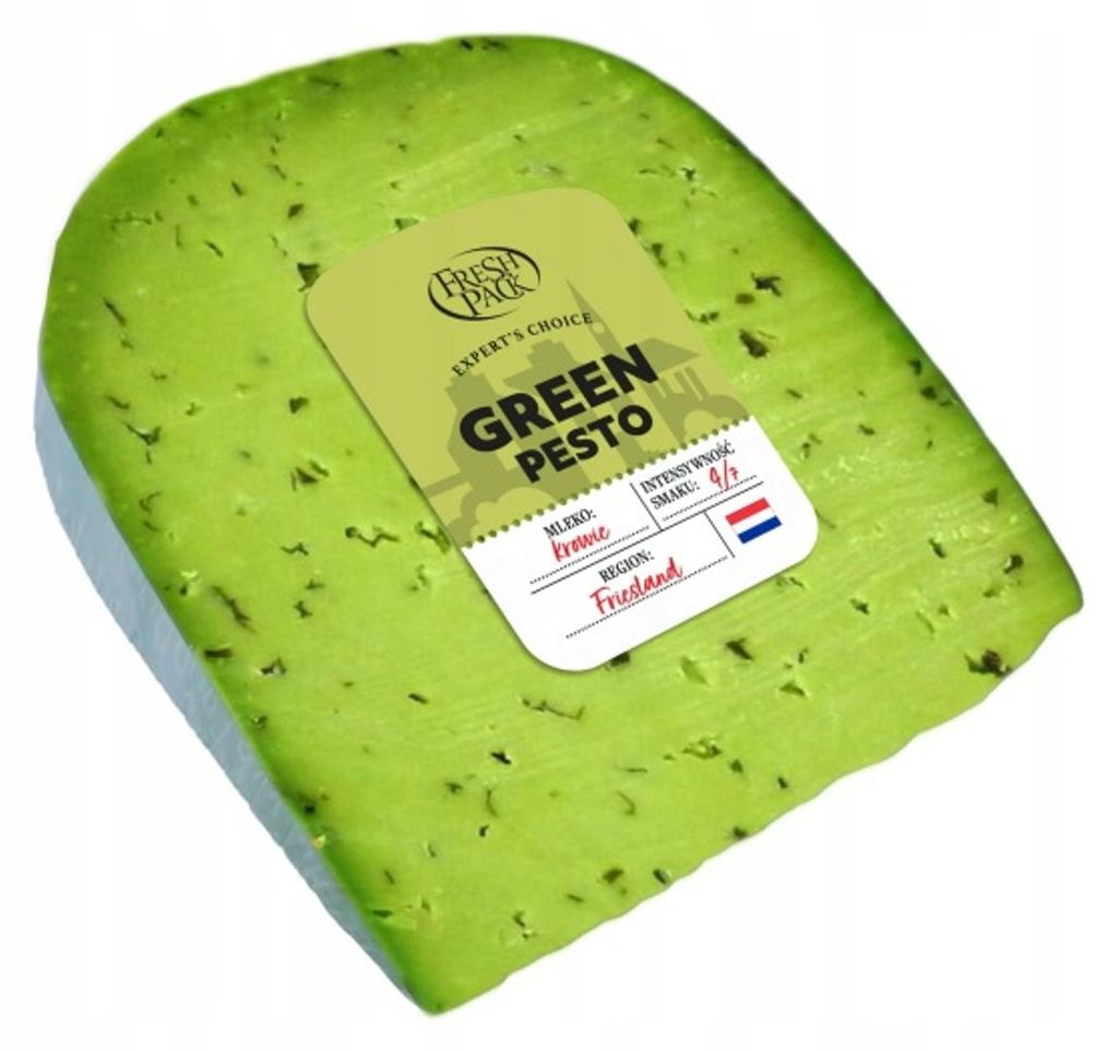 Fromage au pesto vert, 130 g, emballage fraîcheur Image du produit 