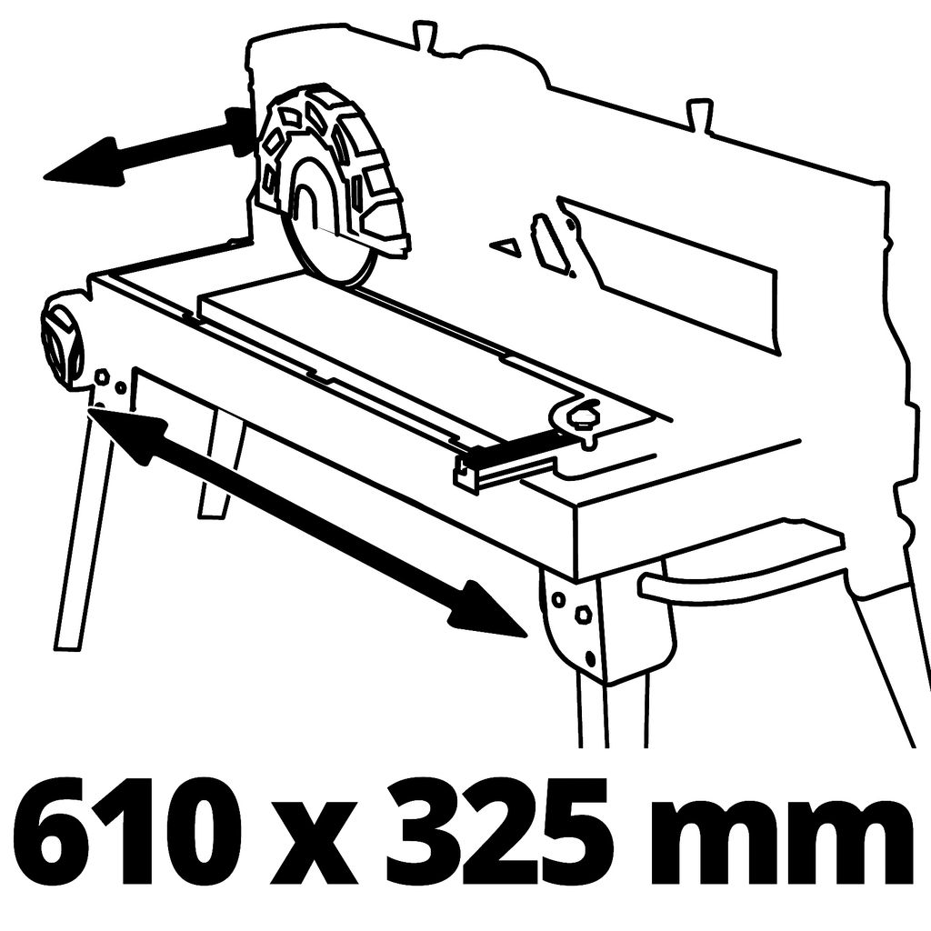 Einhell Radial-Fliesenschneidmaschine TE-TC 620/1 U Produktbild 10