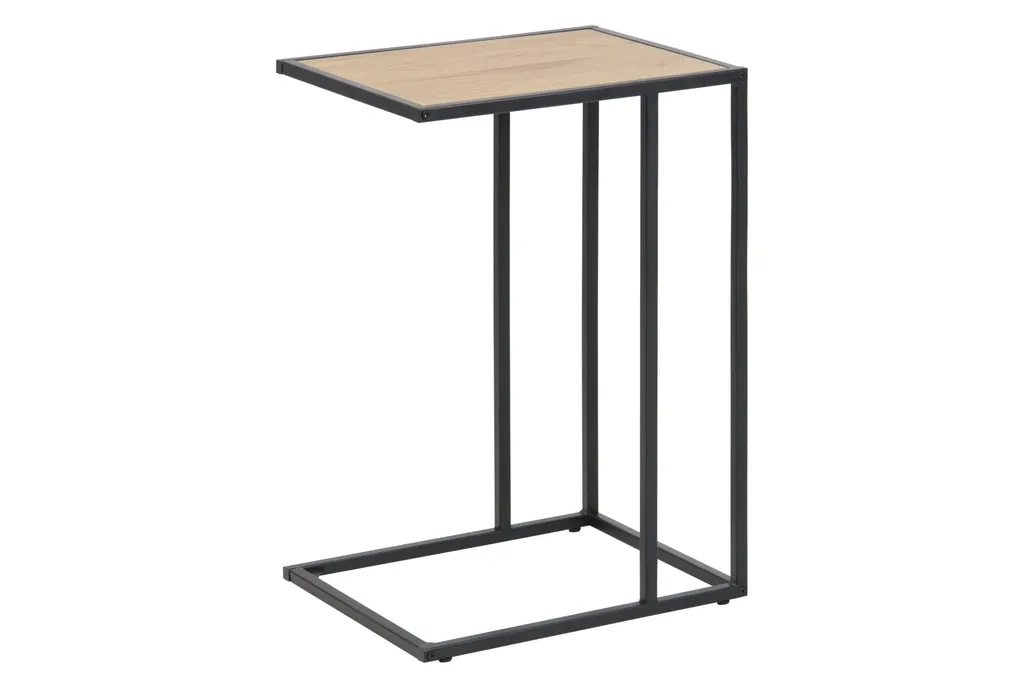 Table de bureau ordinateur portable Sea en chêne pour petit espace pro