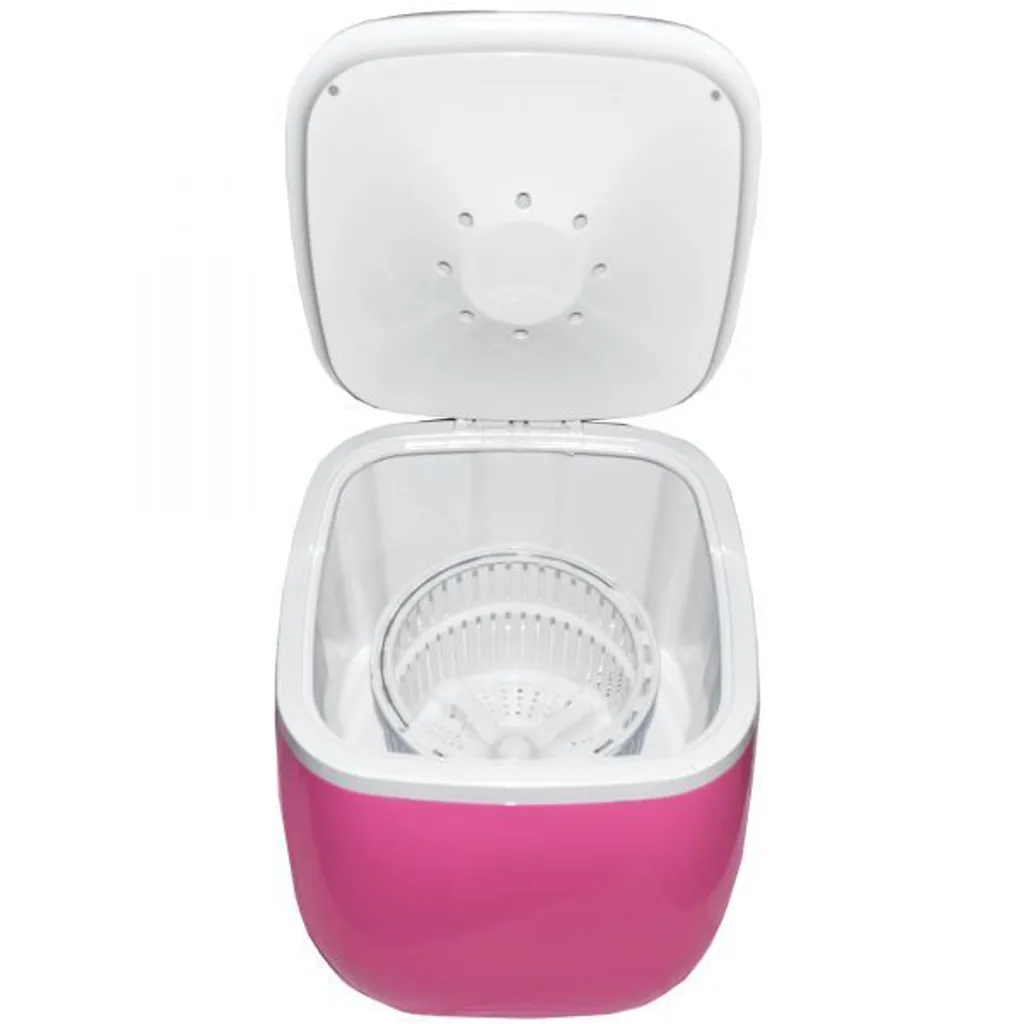 Machine à Laver de Camping Syntrox 2kg Rose Mini Format 150W Essorage - 5