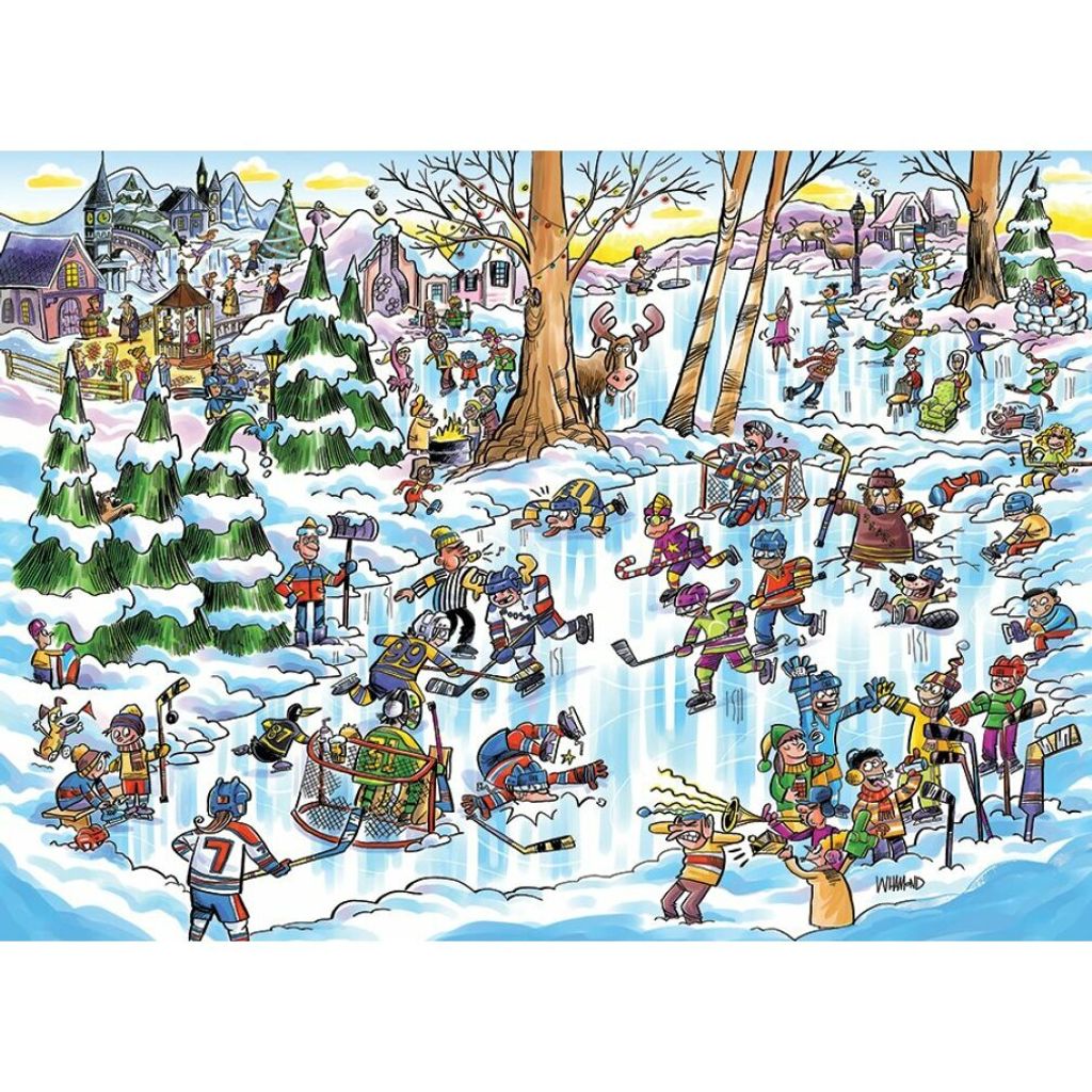 Cobble Hill DoodleTown: Hockey Town, 1000 Stück(e)