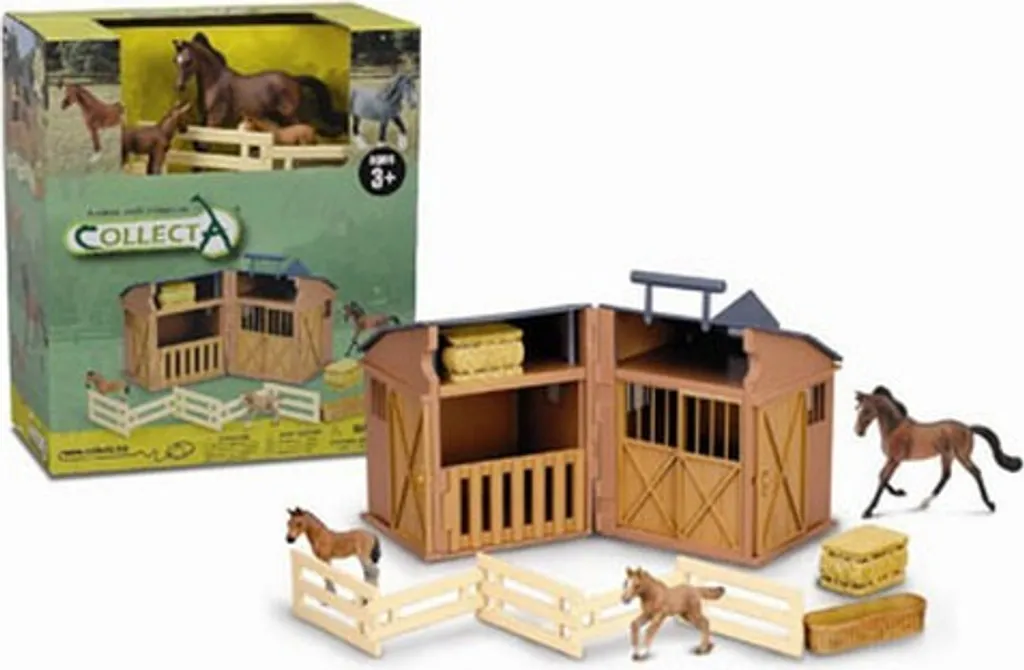Étable interactive avec figurines d'animaux et enclos modulable - 3