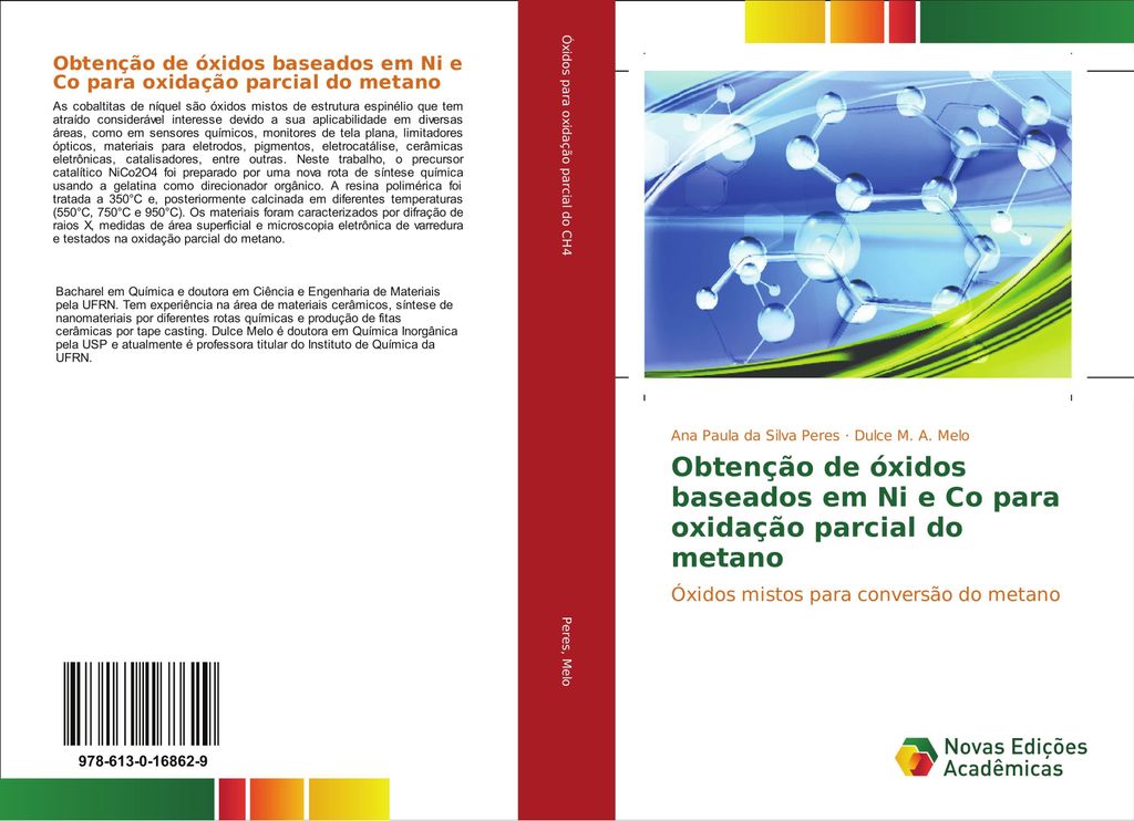 Obtenção de óxidos baseados em Ni e Co para oxidação parcial do metano