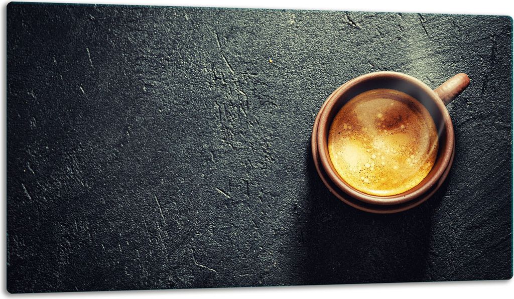 Glasschneidebrett Herdabdeckplatte Glaskeramikkochfeld Universal 52x30 cm Kaffee
