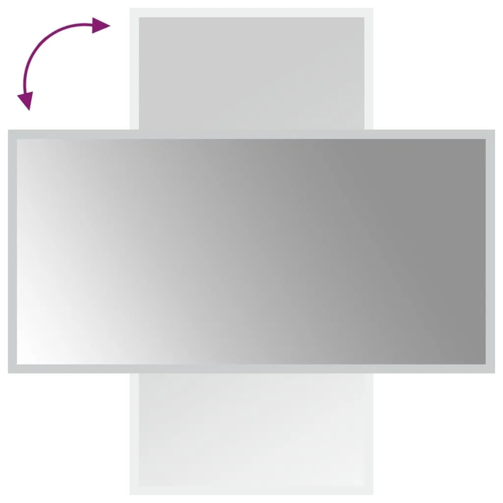 Specchio LED 40x80 cm vidaXL per Bagno Moderno | Luce USB e IP65 - 6