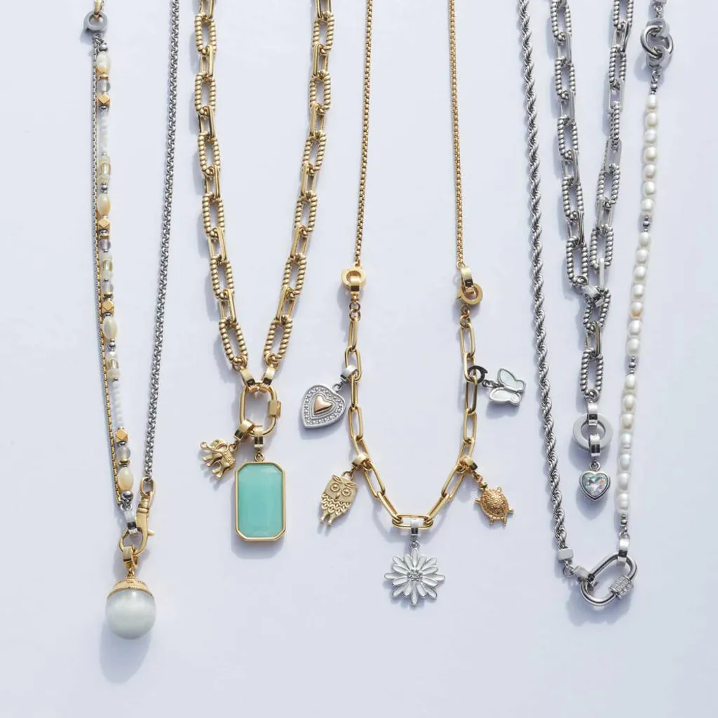 Pendentif Leonardo Clip & Mix Elna avec perle Catseye élégante