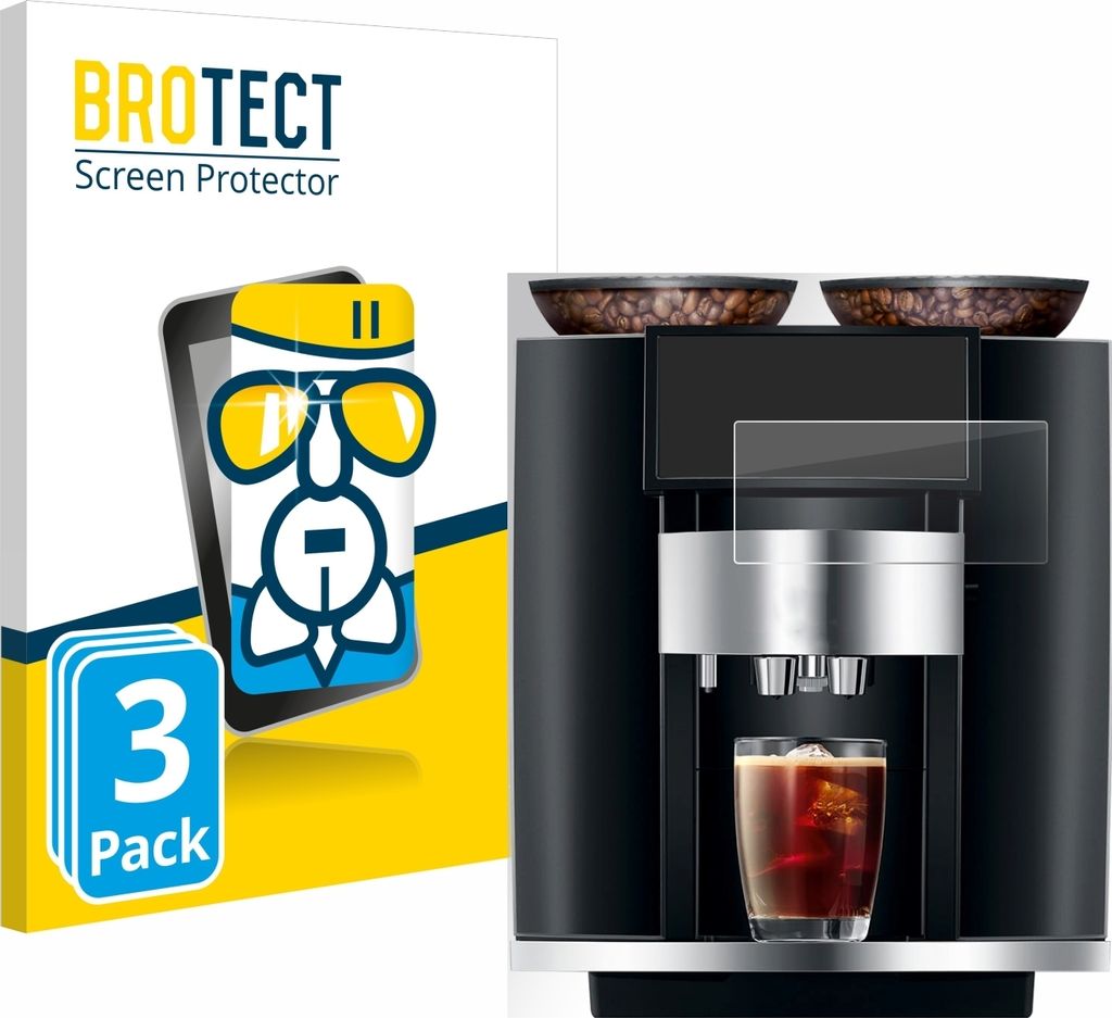 3x BROTECT Schutzglas für Jura Giga 10 Schutzfolie Panzer Folie Glas Display Schutz klar