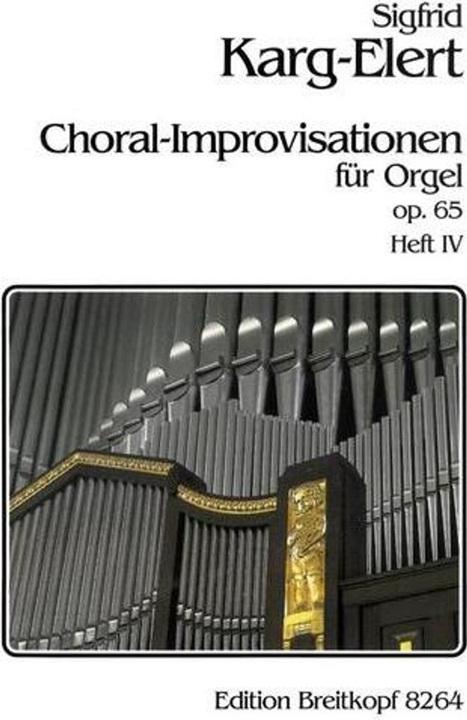 36 Choralimprovisationen op.65 Band 4für Orgel