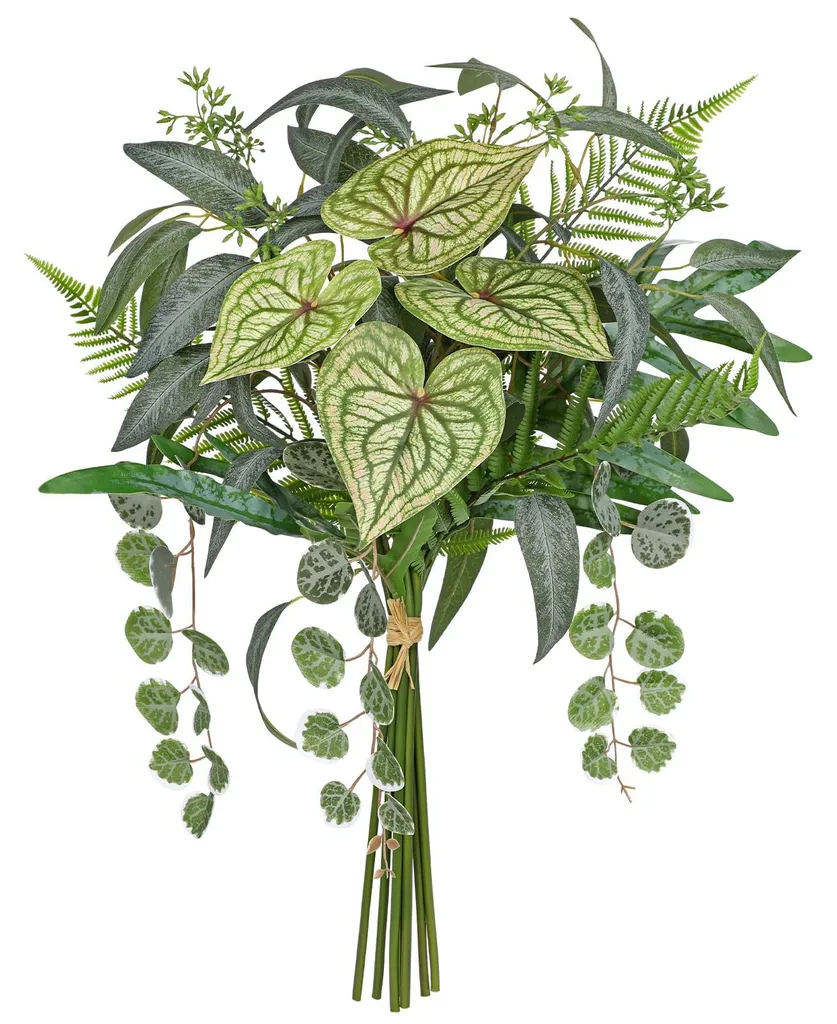 Branches d'eucalyptus artificielles 59 cm aspect réaliste lot de 3