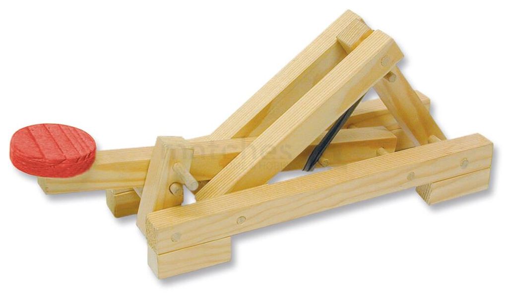 Wikinger Katapult Holz Bausatz Kinder Produktbild 